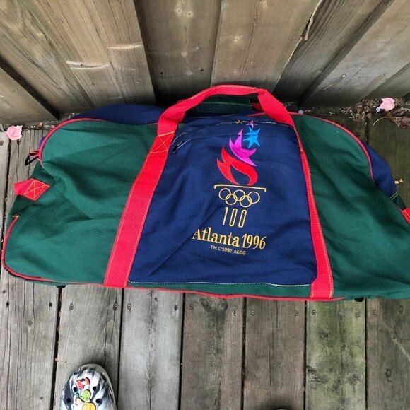 Vintage 1992 Atlanta 1996 Oylmpics Duffle Bag - Picture 10 of 13